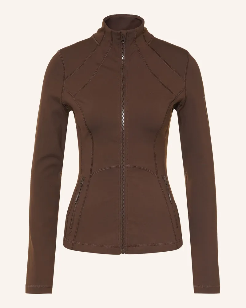 Mrs & HUGS Midlayer-Jacke braun Dunkelbraun