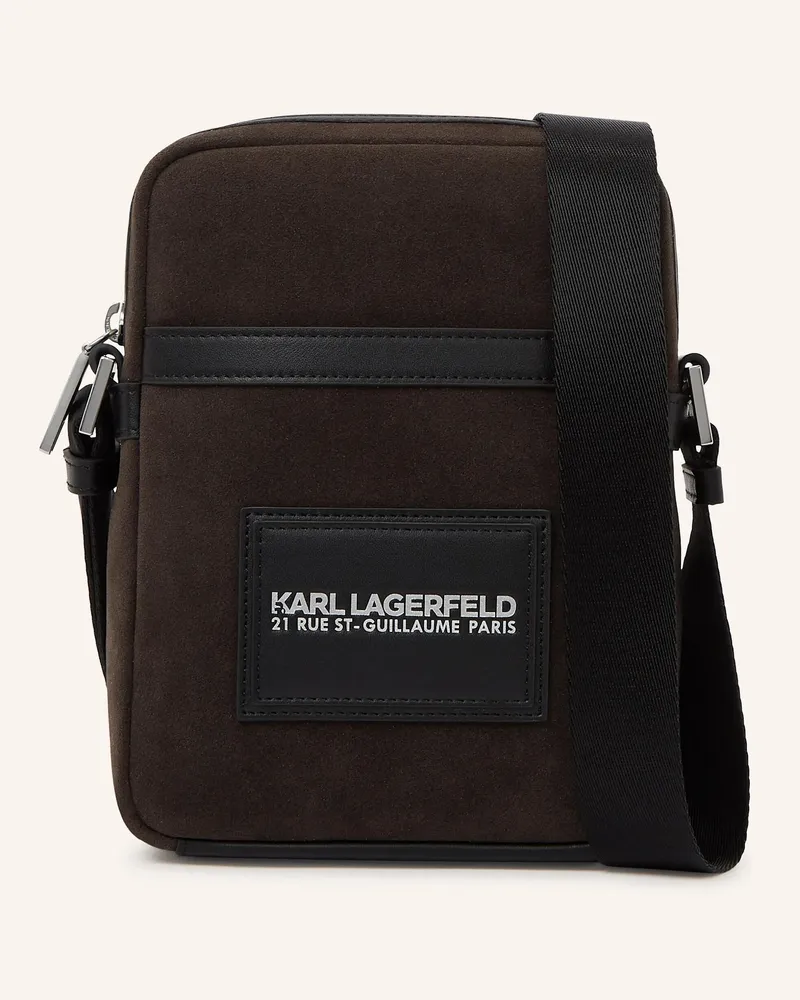 Karl Lagerfeld Umhängetasche rot Braun