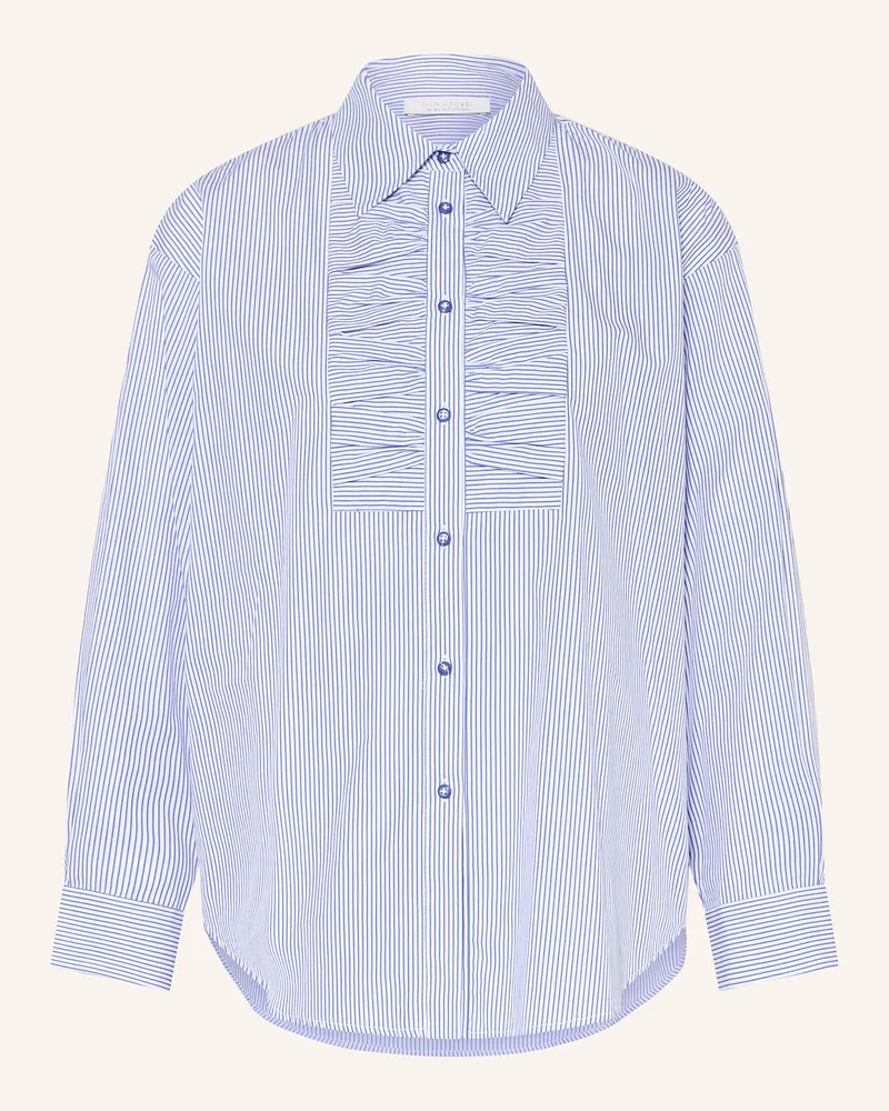 Rich&Royal Hemdbluse Mit Rüschen blau Blau