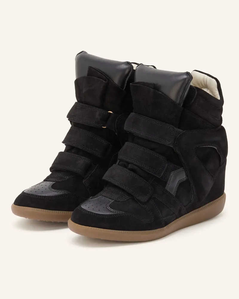 Isabel Marant Hightop-Sneaker Bekett schwarz Schwarz
