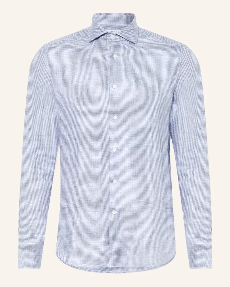 Reiss Leinenhemd RUBAN Regular Fit Blau