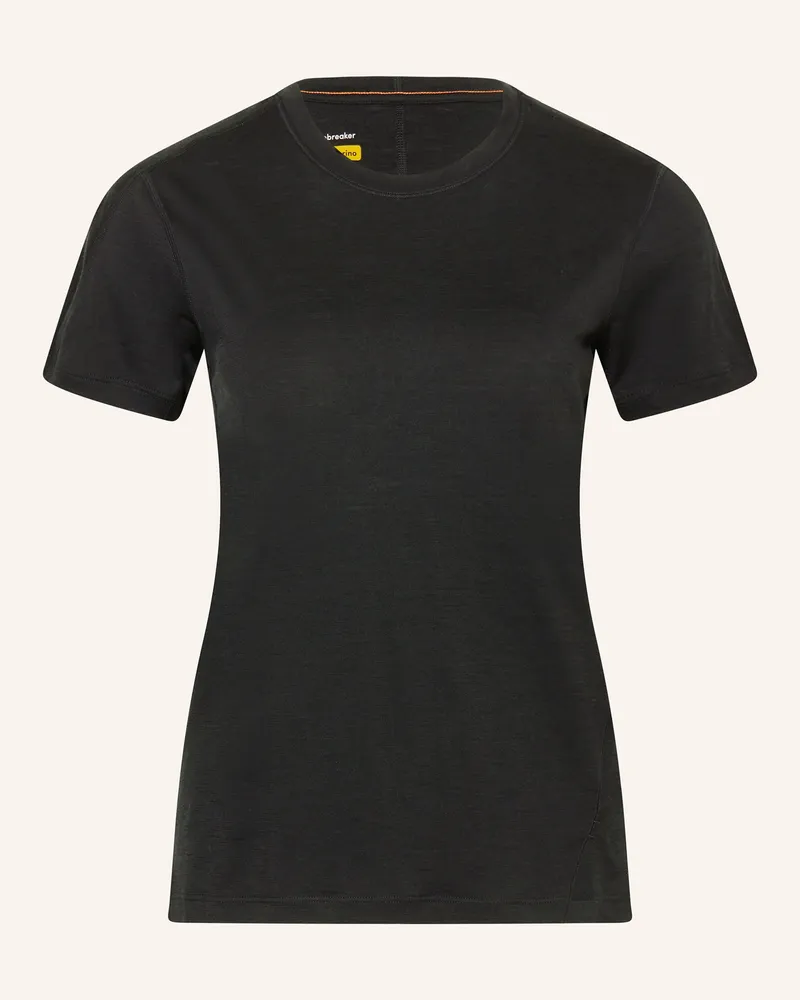 Icebreaker T-Shirt 150 MERINOFINE™ ACE aus Merinowolle Schwarz