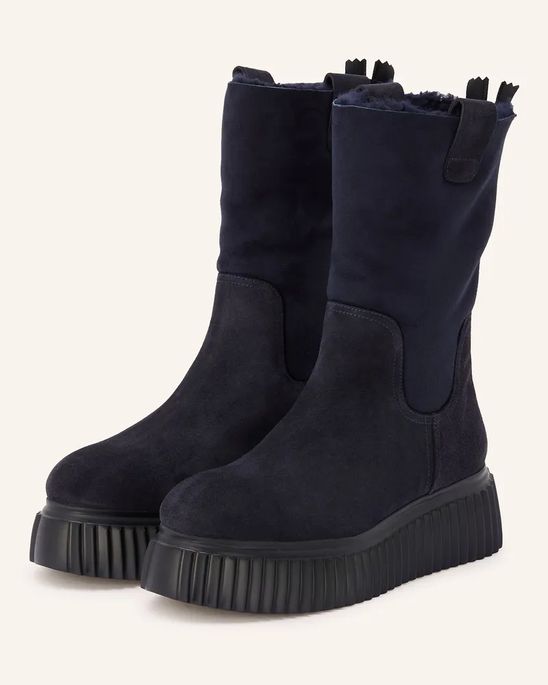 Attilio Giusti Leombruni Plateau-Boots MILAGROS Dunkelblau
