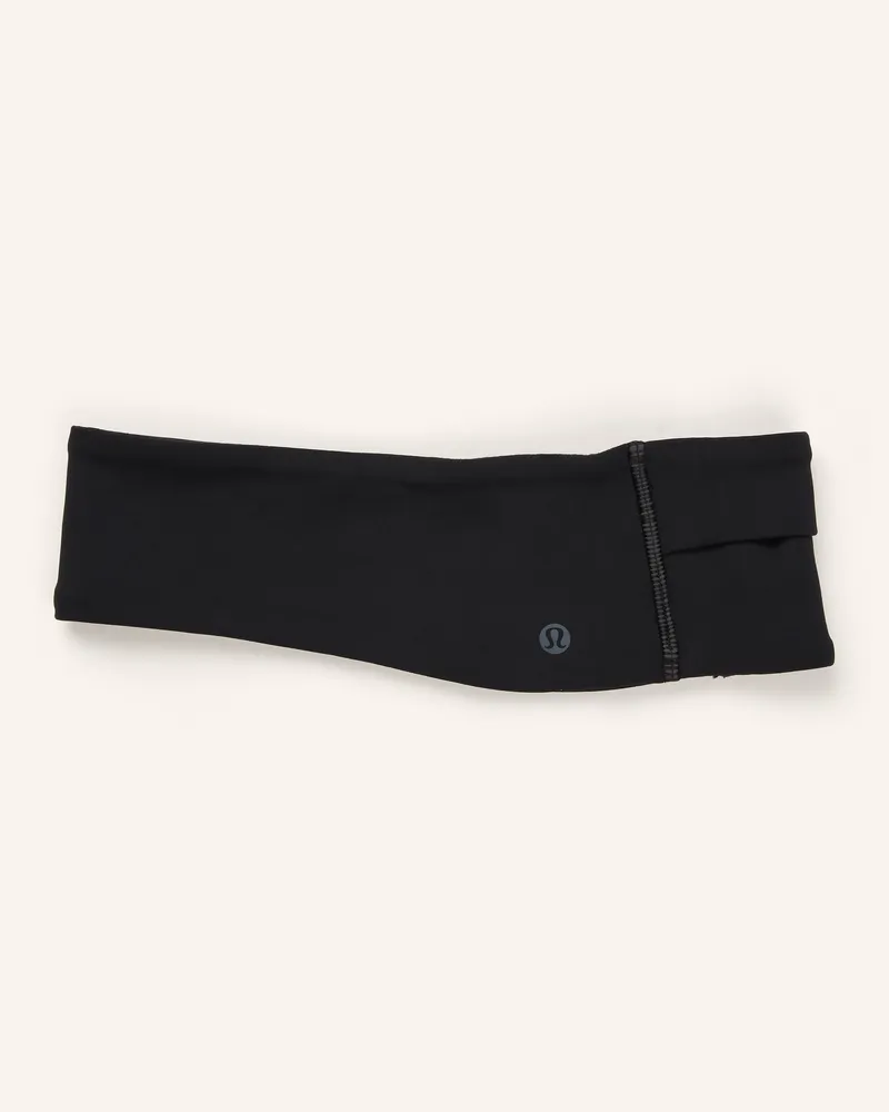 LULULEMON Stirnband Fast And Free Fleece schwarz Schwarz