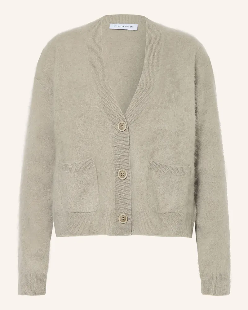 Iris von Arnim Strickjacke SERAPHINA aus Cashmere Khaki
