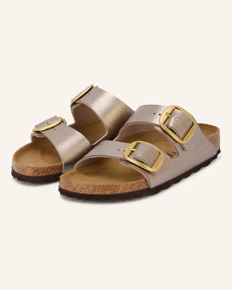 Birkenstock Pantoletten Arizona Big Buckle braun Taupe