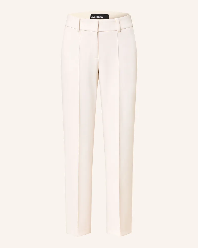 Cambio Bootcut-Hose FARAH Creme