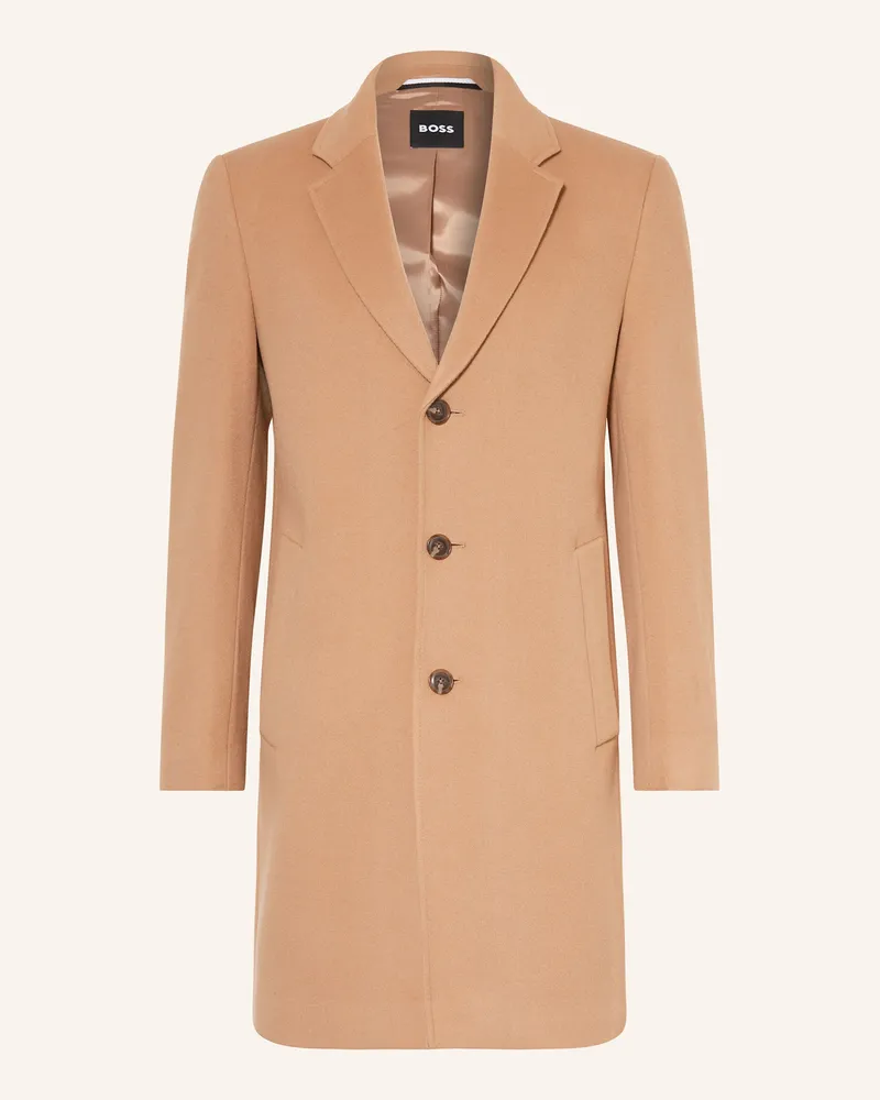 HUGO BOSS Wollmantel Hyde beige Beige