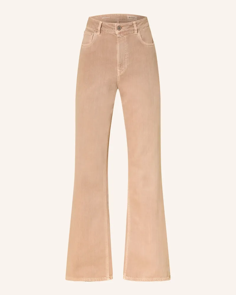 Adriano Goldschmied Flared Jeans Padua braun Vidr