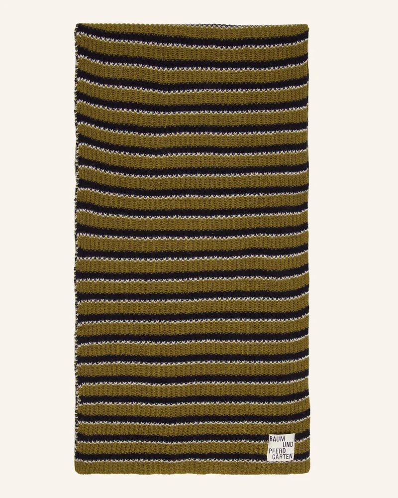 Baum und Pferdgarten Schal LEORA Grün