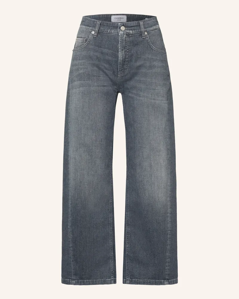 Cambio Barrel Jeans Oria grau 5145