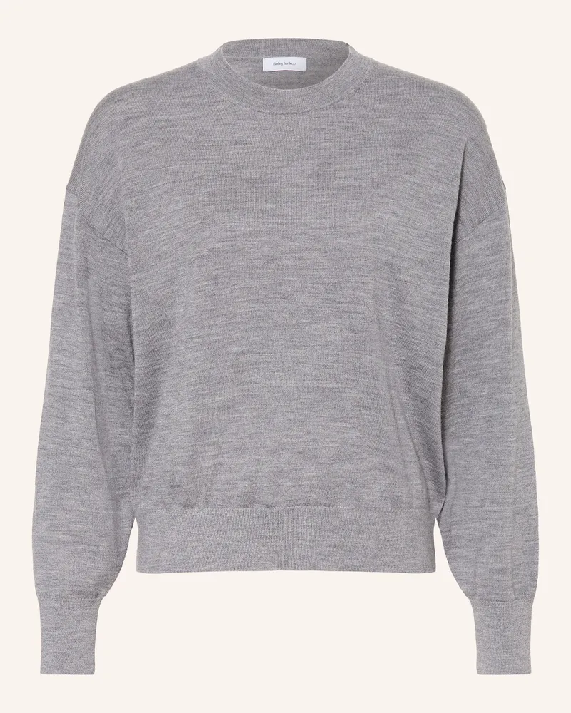 Darling Harbour Pullover Aus Merinowolle grau Grey