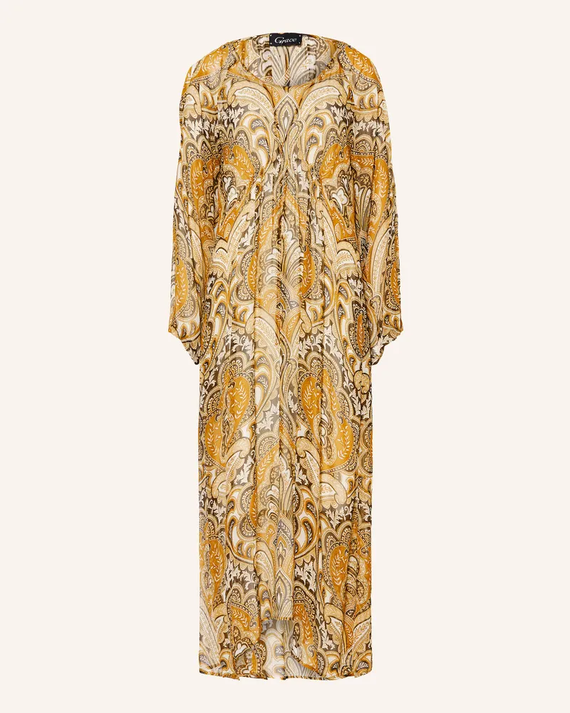 Grace Kleid Venice gelb Hellbraun