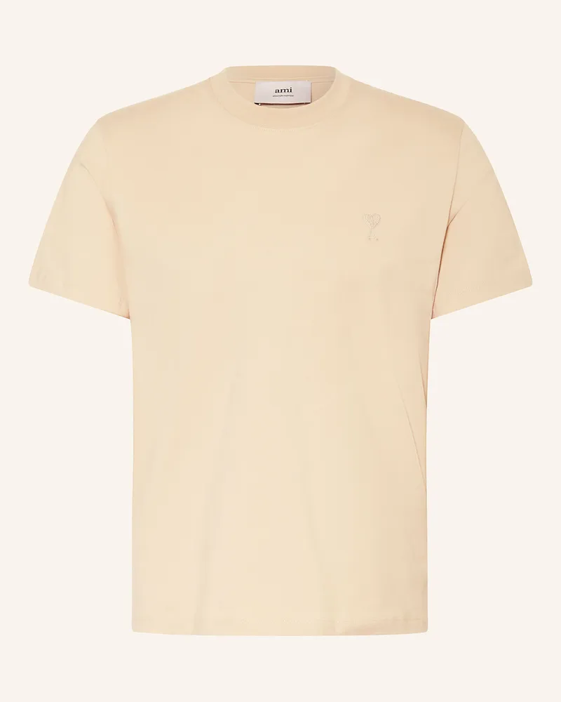 AMI Paris T-Shirt Hellgelb