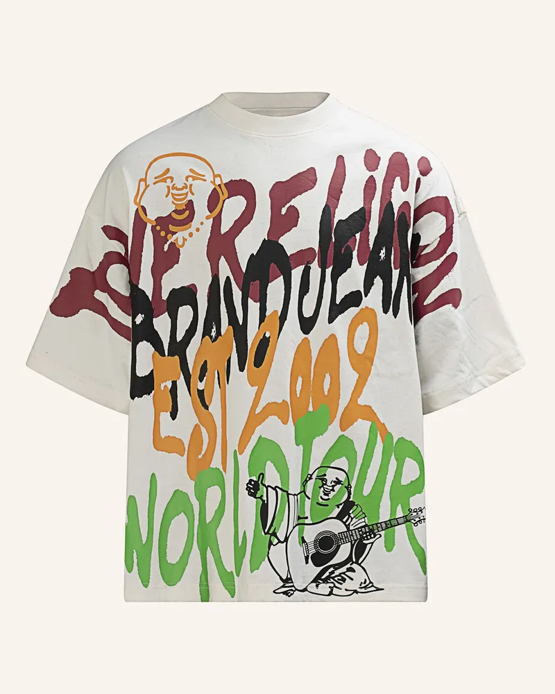 True Religion T-Shirt GRAFFITTI Weiss