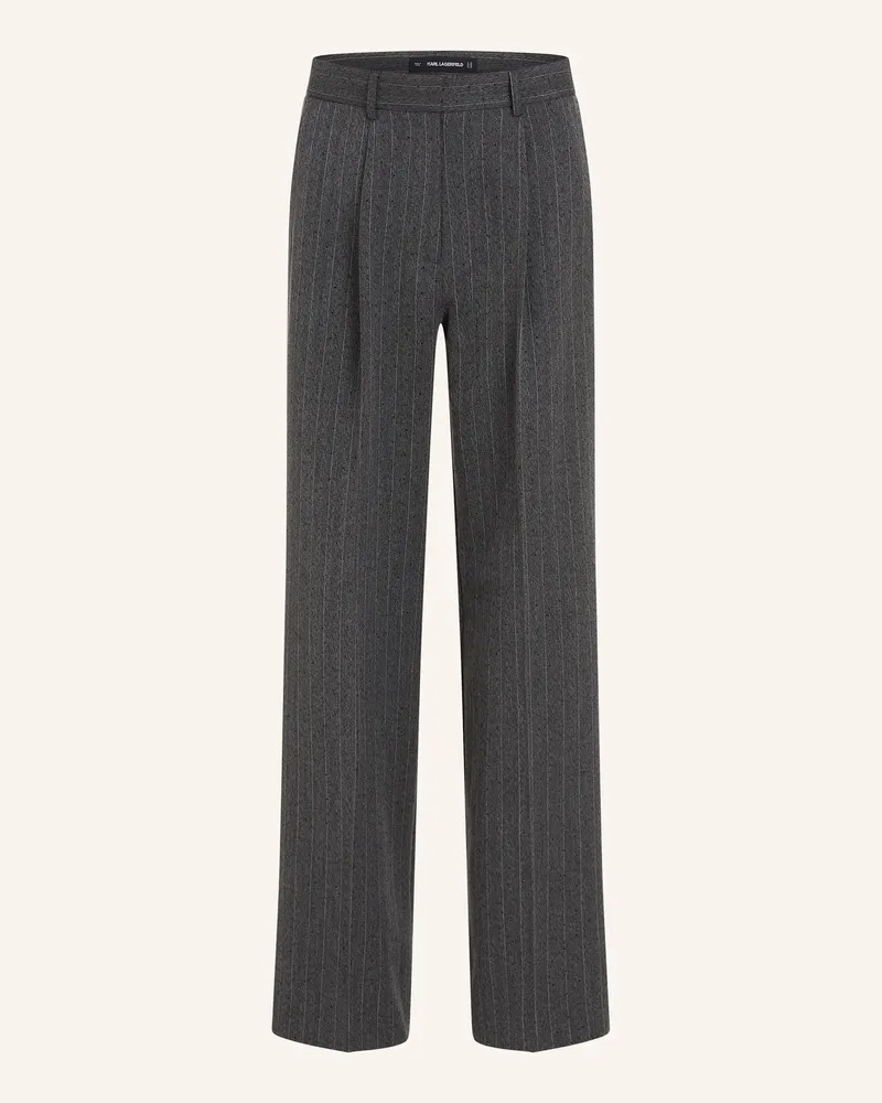 Karl Lagerfeld Hose grau Grau
