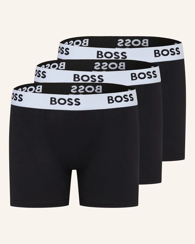 HUGO BOSS 3er-Pack Boxershorts schwarz Schwarz
