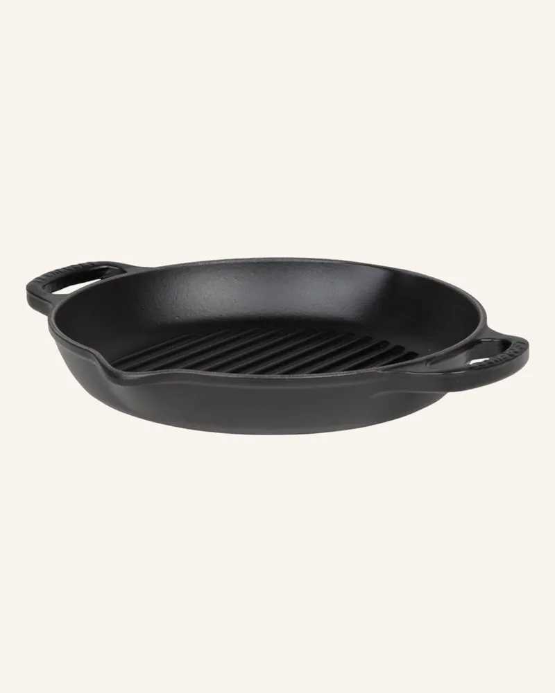 Le Creuset Grillpfanne Signature schwarz Schwarz
