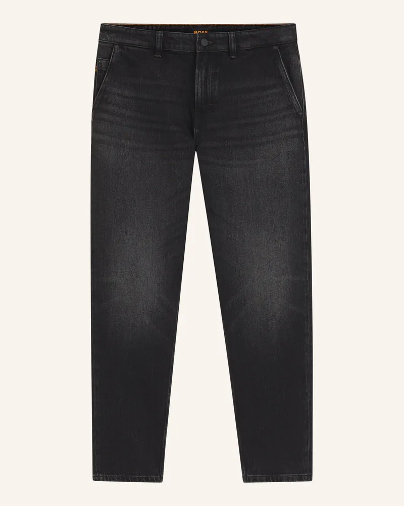 HUGO BOSS Jeans Onyx-5 Bo Tapered Fit schwarz Schwarz