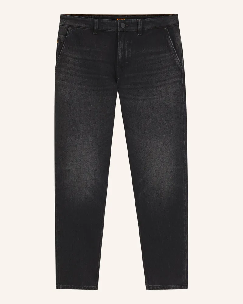 HUGO BOSS Jeans Onyx-5 Bo Tapered Fit schwarz Schwarz