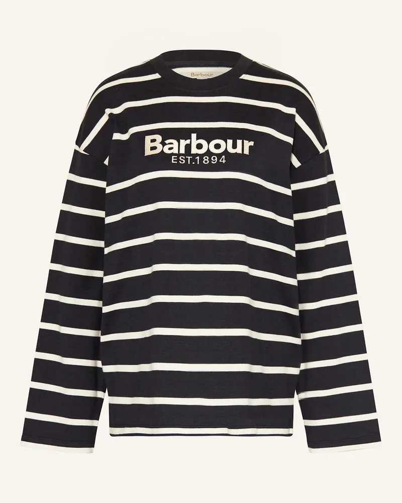 Barbour Oversized-Sweatshirt MAEVE Dunkelblau