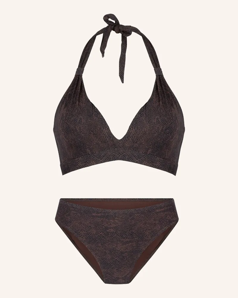 LingaDore Triangle Padded Bikiniset braun Braun