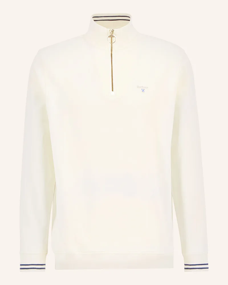 Barbour Sweat-Troyer Rosford weiss Creme