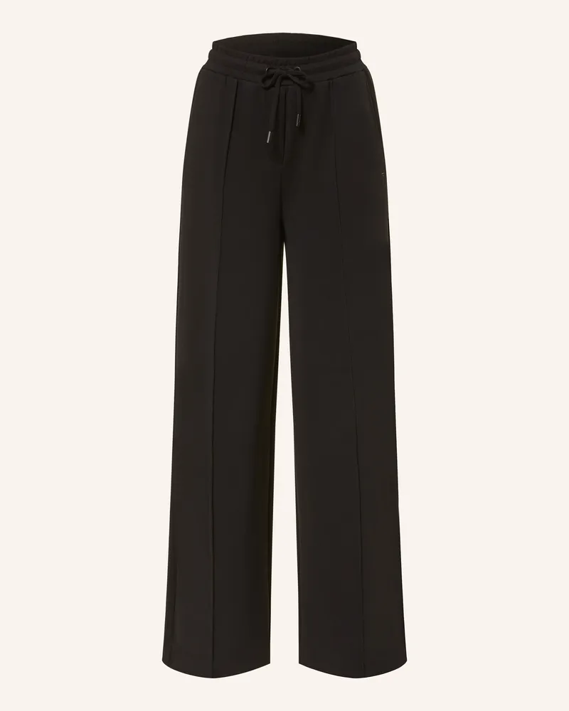 COMMA Marlenehose schwarz Schwarz