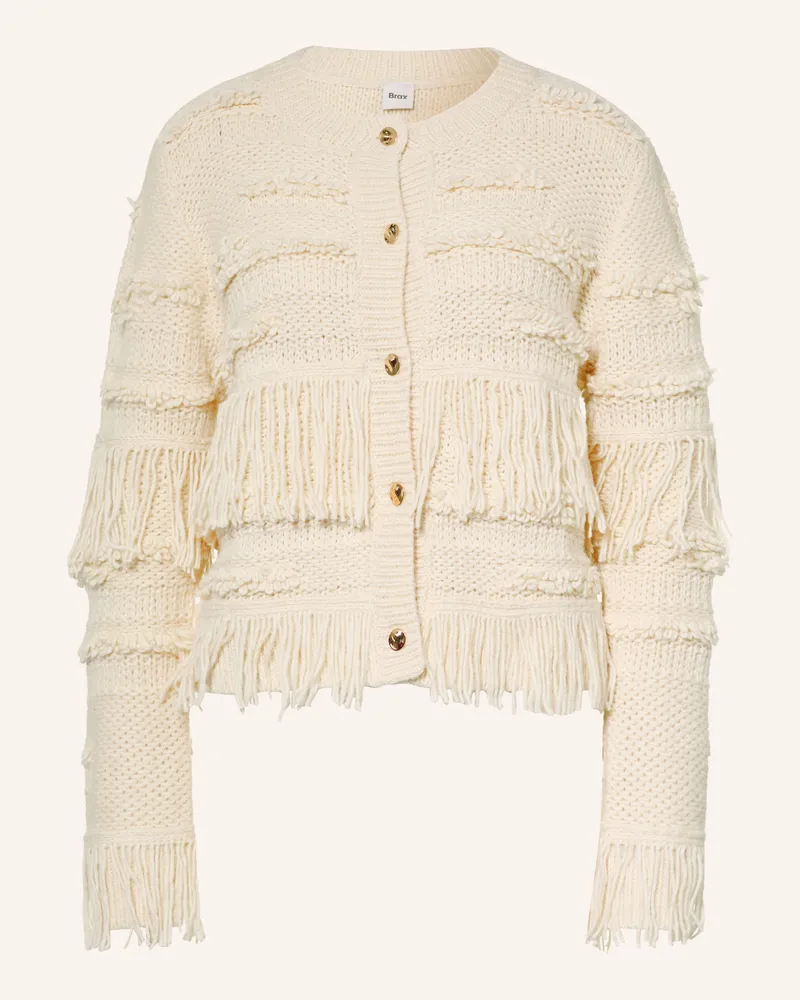 Brax Strickjacke Amelie weiss Ecru