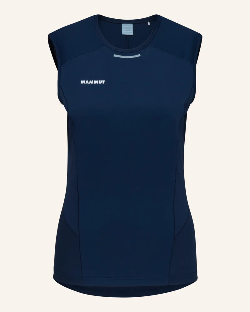 Mammut Top AENERGY FL CAP SLEEVE Blau
