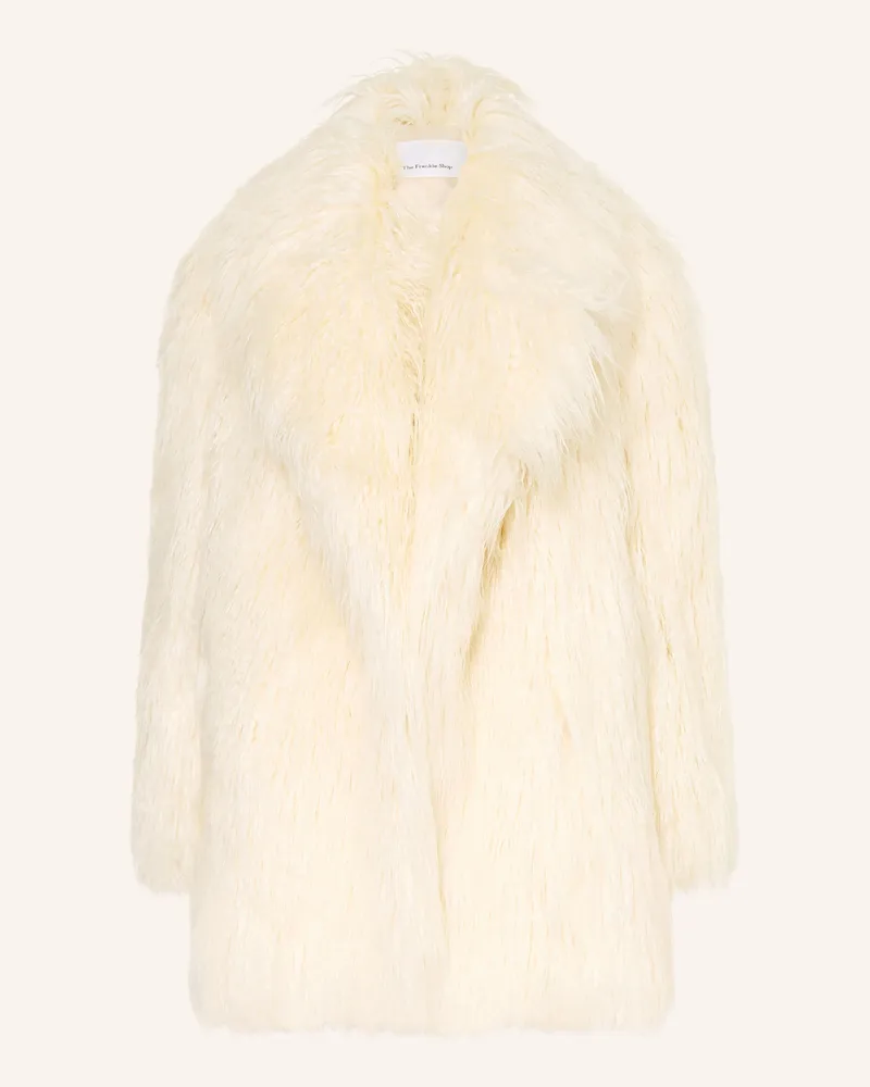 FRANKIE Shop Kunstfell-Jacke Liza weiss Creme
