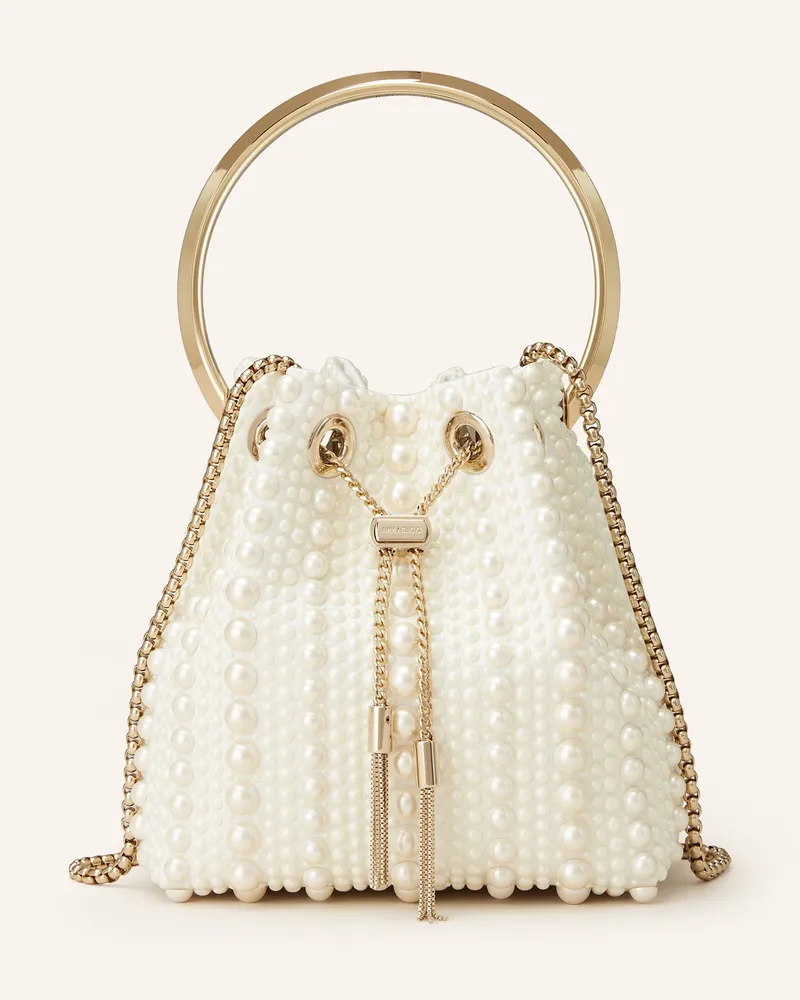 Jimmy Choo Handtasche BON BON Weiss
