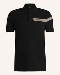 HUGO BOSS Poloshirt PAULE_IN Slim Fit Schwarz