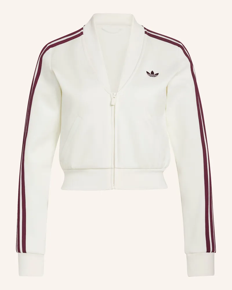 adidas Superstar Track Top Mit V-Ausschnitt weiss Weiss