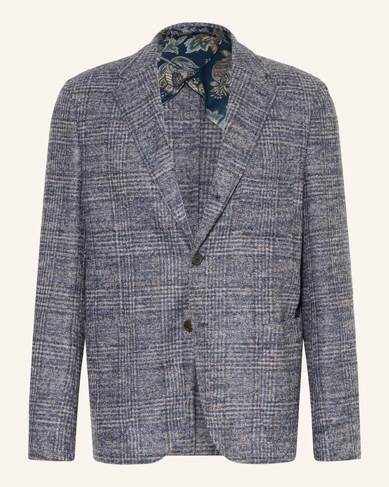 Etro Sakko Regular Fit grau Blau