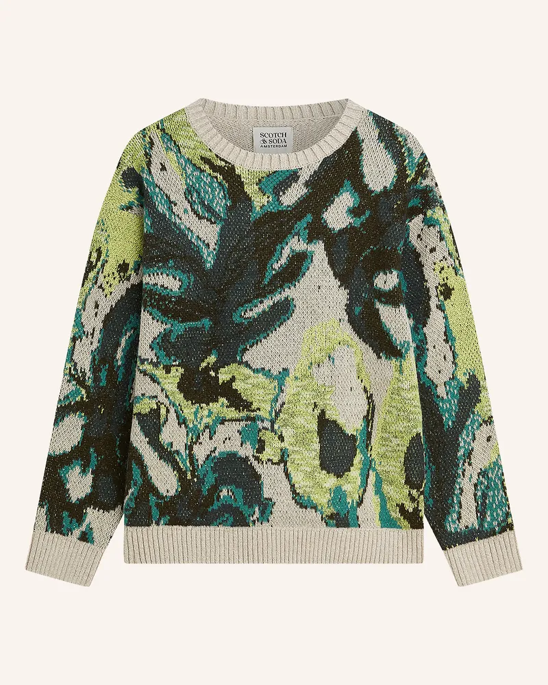Scotch&Soda Pullover gruen Creme