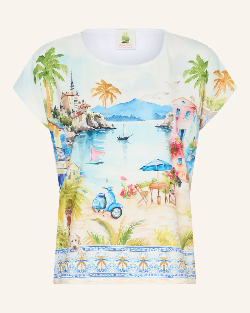 Princess goes Hollywood T-Shirt Im Materialmix weiss Weiss