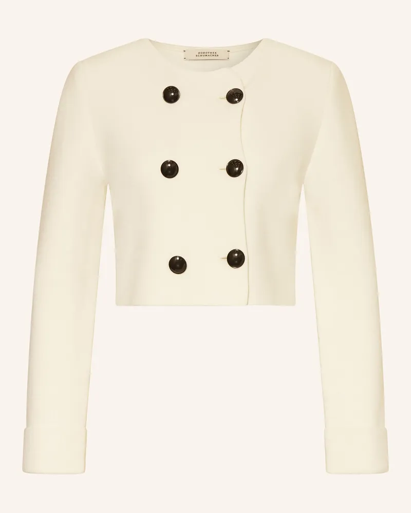 Dorothee Schumacher Strickjacke Sharp Ambition weiss Ecru