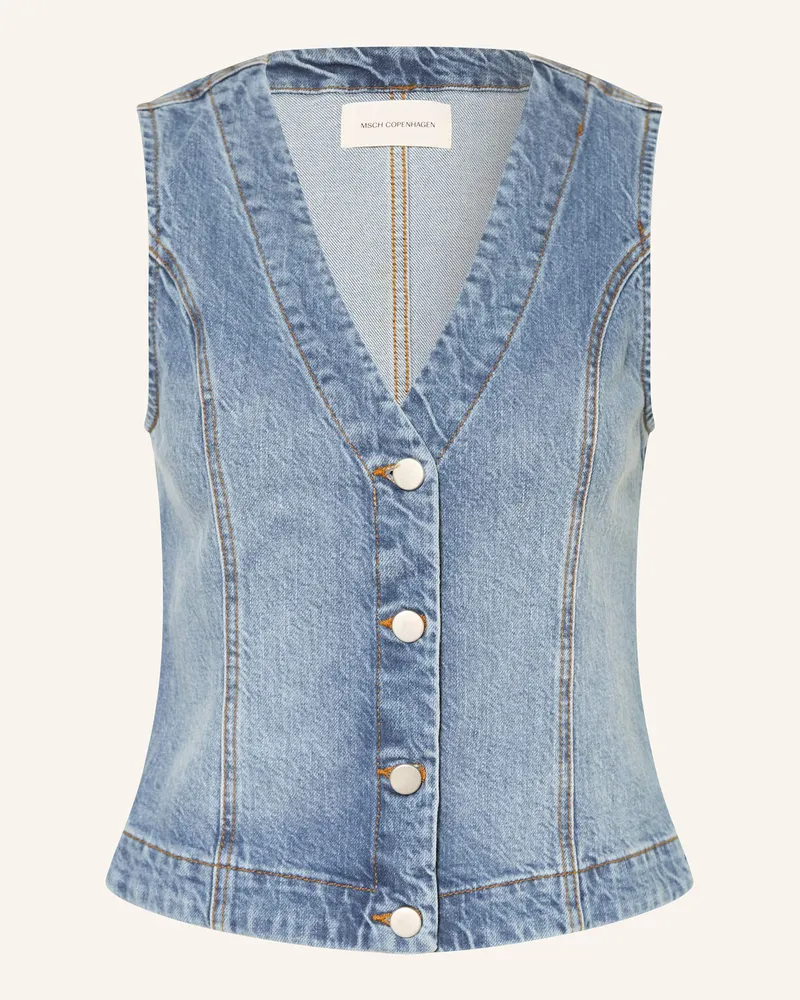 MOSS COPENHAGEN Jeansweste MSCHELI ADA Hellblau