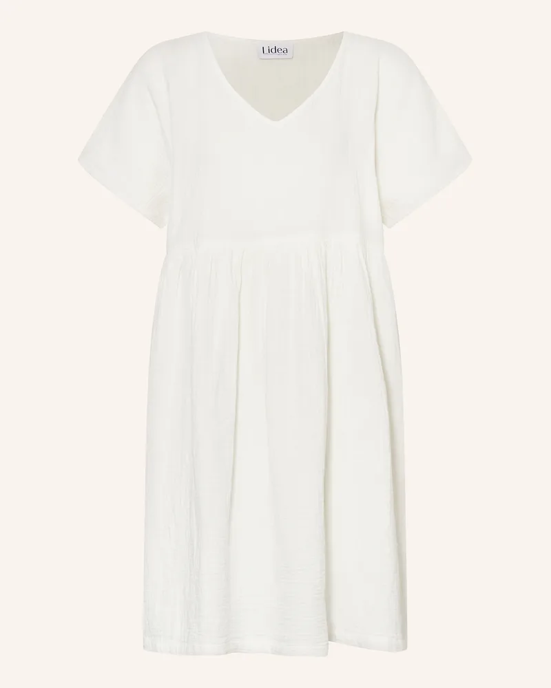 Lidea Strandkleid SPORTS CLUB aus Musselin Weiss