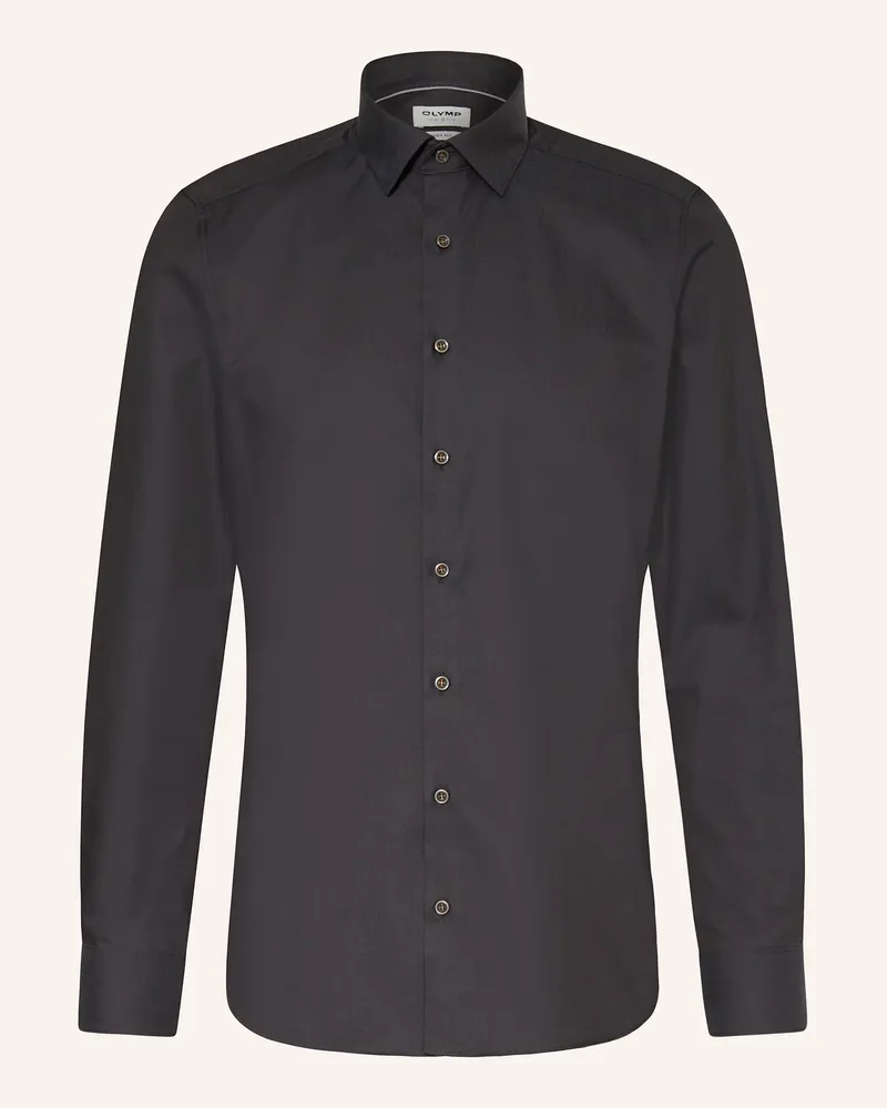 Olymp Hemd Luxor Body Fit grau Dunkelgrau