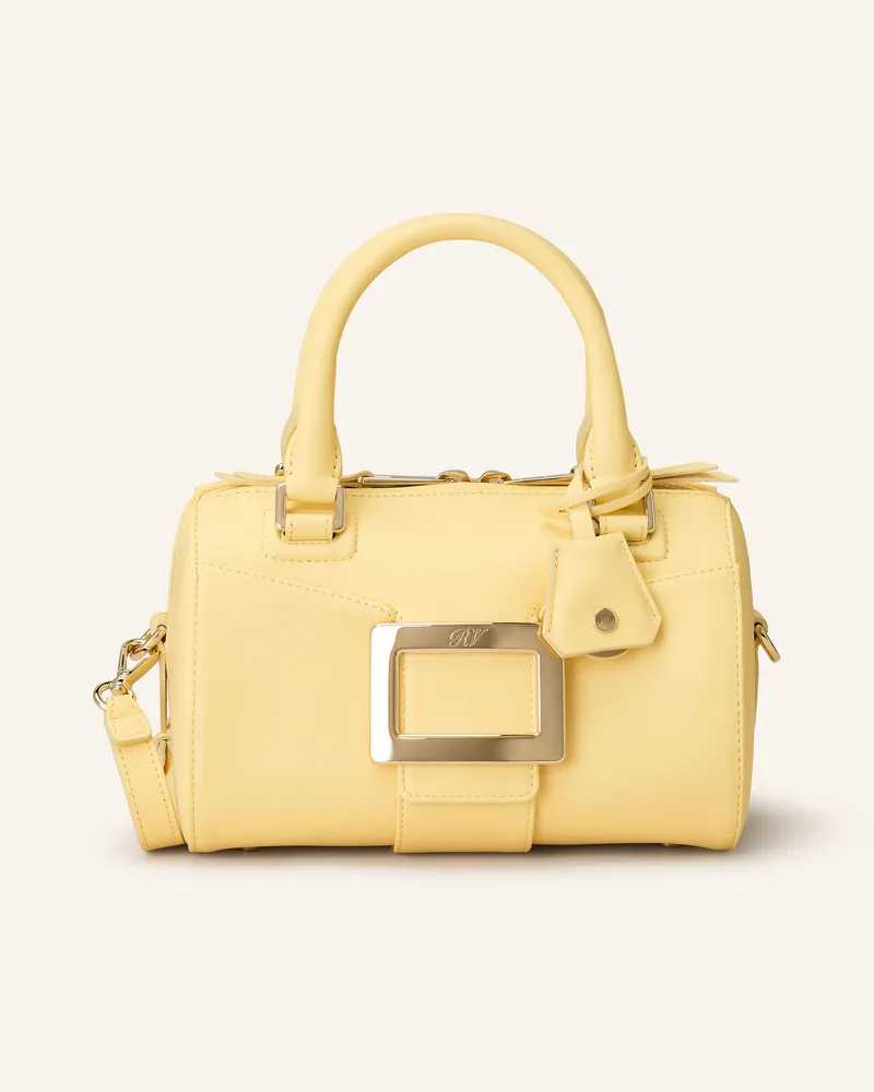 Roger Vivier Handtasche Belle Vivier Bowling Mini gelb Gelb