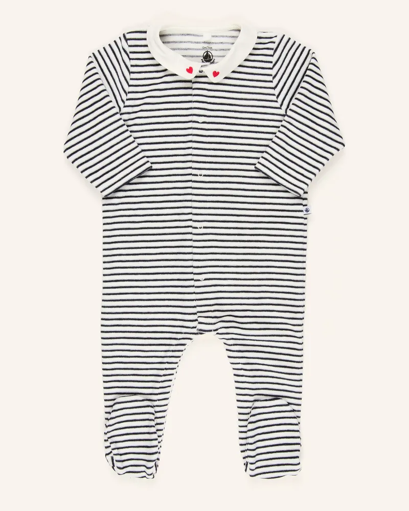 Petit Bateau Strampler weiss Ecru