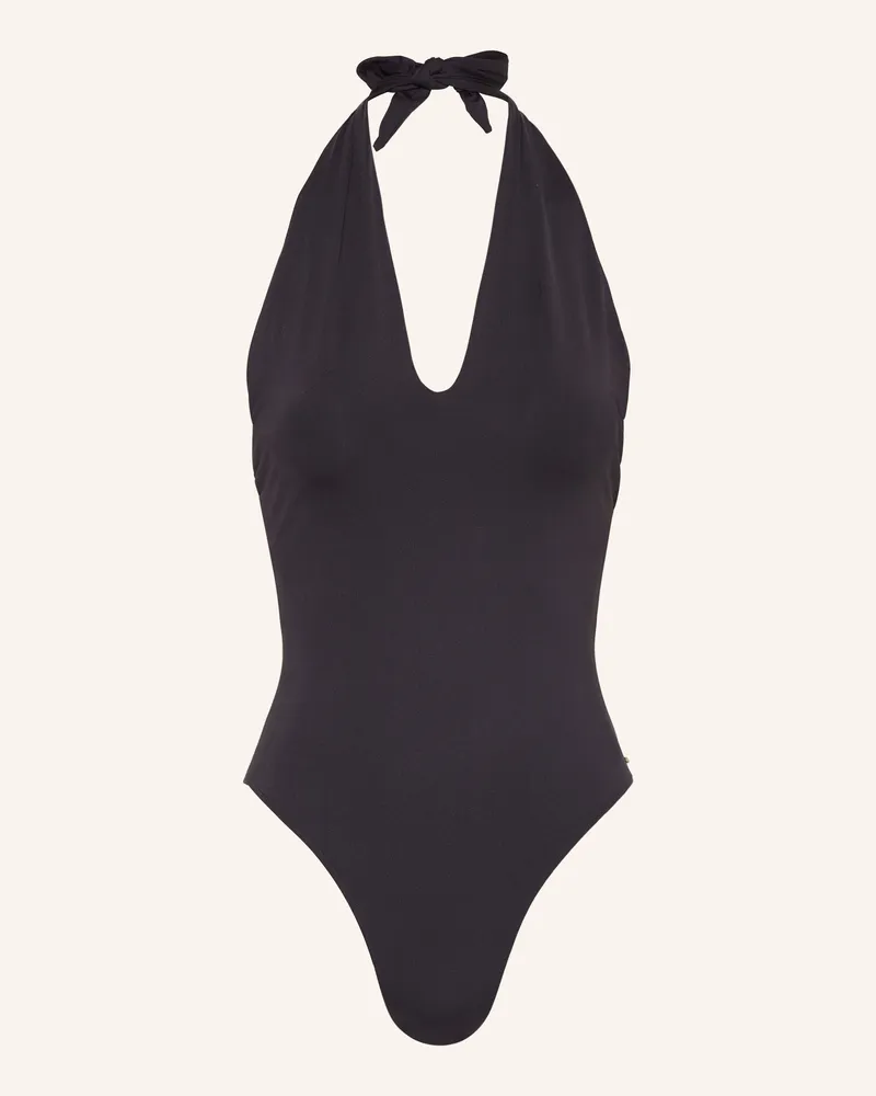 Anine Bing Neckholder-Badeanzug Beatrix schwarz Schwarz