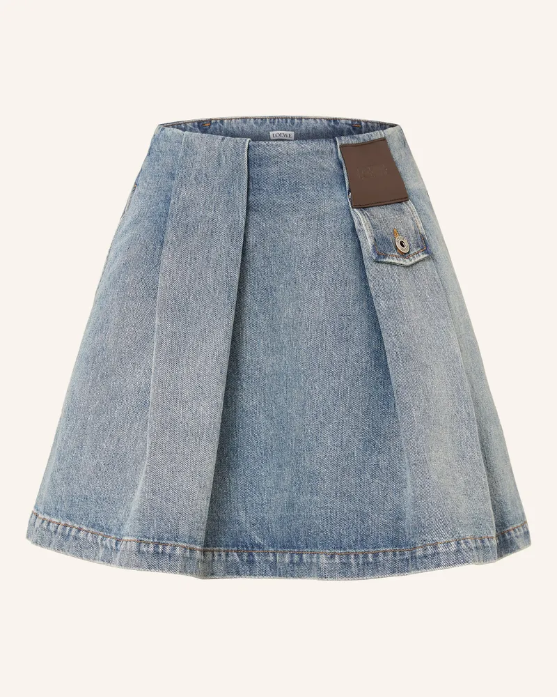 Loewe Jeansrock blau Blau