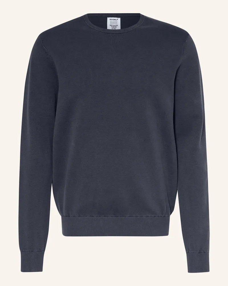 ECOALF Pullover MANZANO mit Leinen Dunkelblau