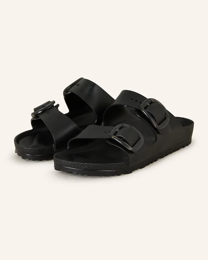 Birkenstock Pantoletten Arizona Big Buckle Eva schwarz Schwarz