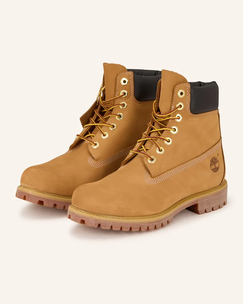 Timberland Schnürboots PREMIUM 6 INCH Camel