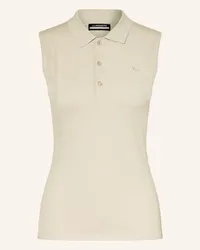 J.Lindeberg Strick-Poloshirt TANJA Beige