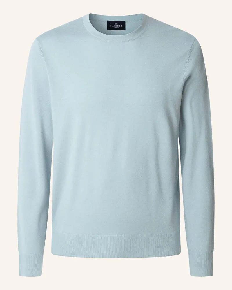 Hackett Pullover GMD MERINO SILK CREW Blau